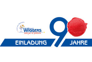 Einladungskarten "90 Jahre Jubiläum" für Bernard Wiggers GmbH