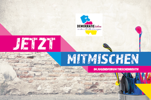 Flyer und Plakat für Demokratie leben!